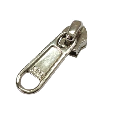 BPR #8 Non Lock Nickel Zipper Slider for Bags & Accessories | Metal #8 Zip Slider Manufacturer India