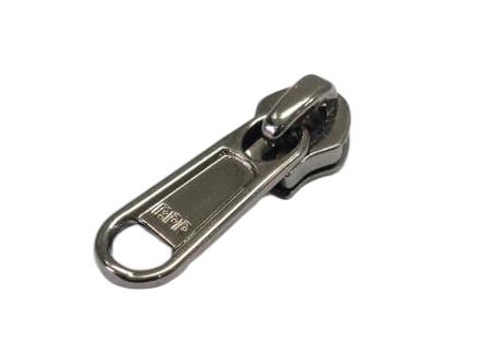 BPR #8 Non Lock Gun Nickel Zipper Slider for Bags & Accessories | Metal #8 Zip Slider Manufacturer India