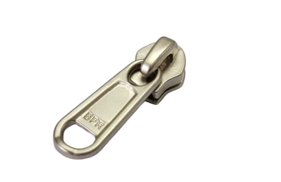 BPR #8 Non Lock Satin Nickel Zipper Slider for Bags & Accessories | Metal #8 Zip Slider Manufacturer India